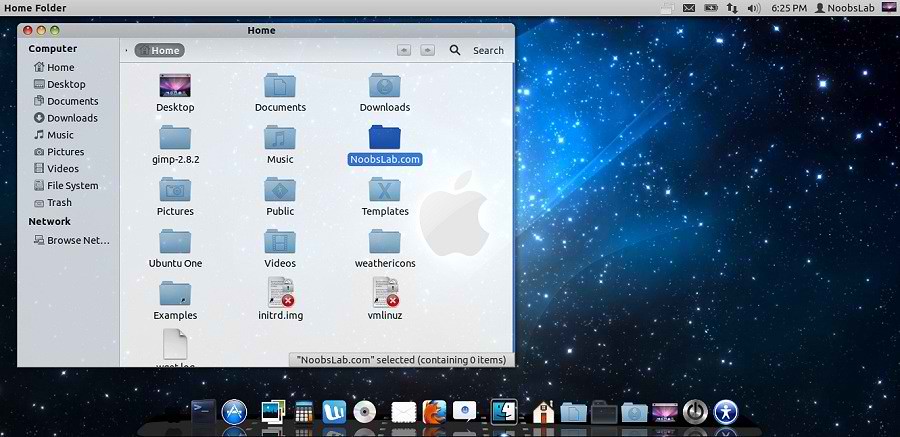Linux mac os theme